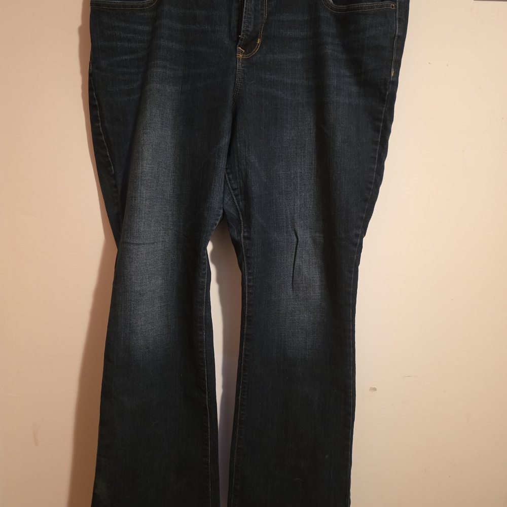 Old Navy Dark Blue Flare Jeans